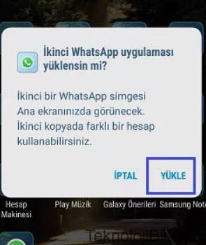 Android İkinci Uygulama Kullanma Hesap Ekleme  WhatsApp Facebook Twitter Instagram