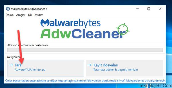 Tarayıcı Reklam Virüsü Silme ve Araç Çubuğu Temizleme Programı Türkçe Ücretsiz