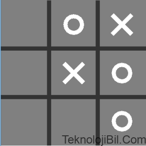 X ve O Oyunu İndir (Çarpı Yuvarlak Oyunu) Bilgisayarda Oyna İnternetsiz
