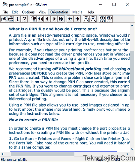 PRN Görüntüleyici Ücretsi PRN Dosyası Açma Görüntüleme Programı